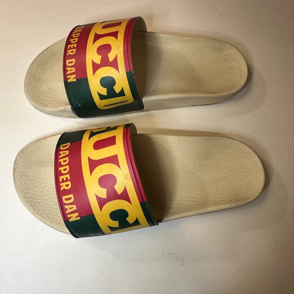 Gucci Dapper Dan Multicolor Slides - Picture 3 of 11